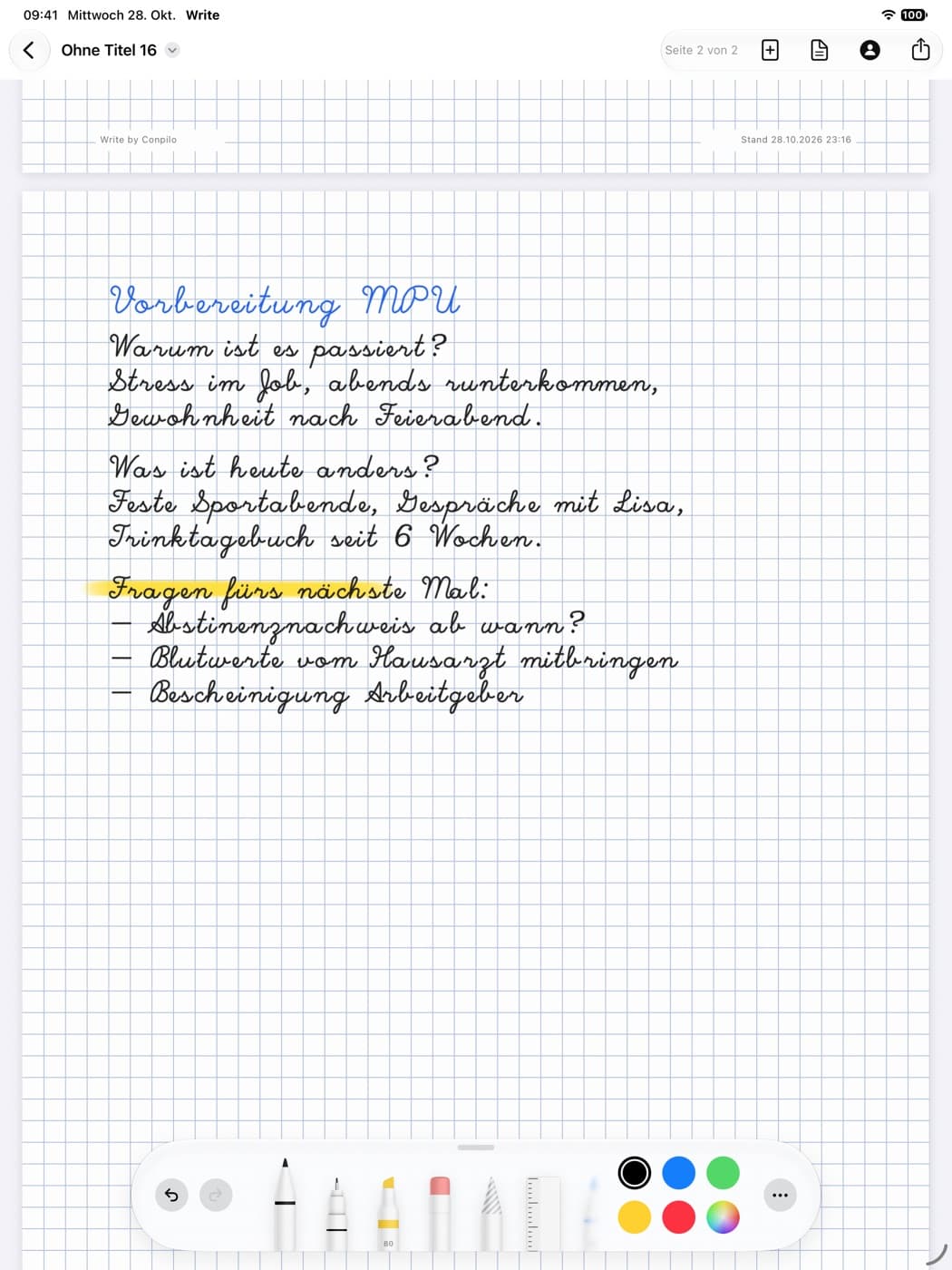 Write 1
